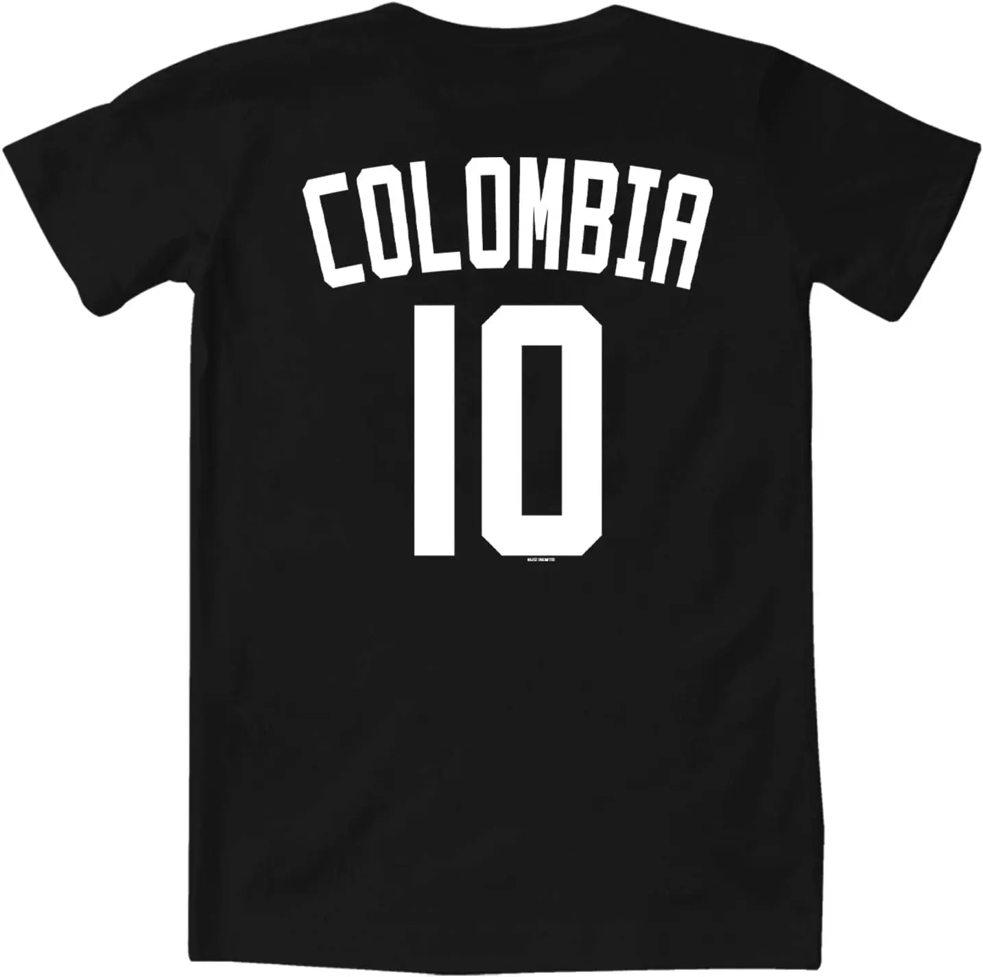 Colombia Futbol Jersey - Colombian National Soccer Ladies T-Shirt (Black, Large)