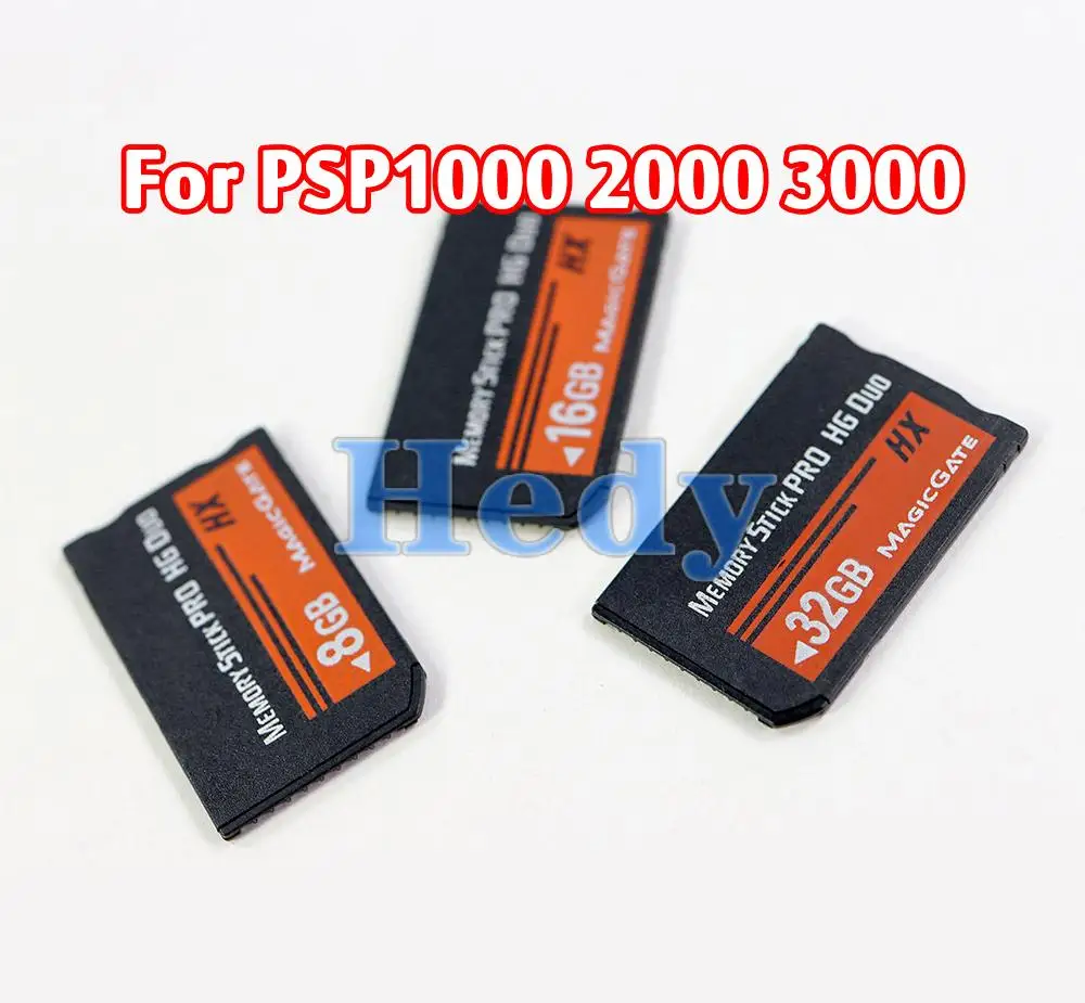 10PCS 8GB 16GB 32GB HG For Sony PSP 1000/2000/3000 Memory Stick MS Pro Duo Full Real Capacity HX Game Card Game Pre-installed