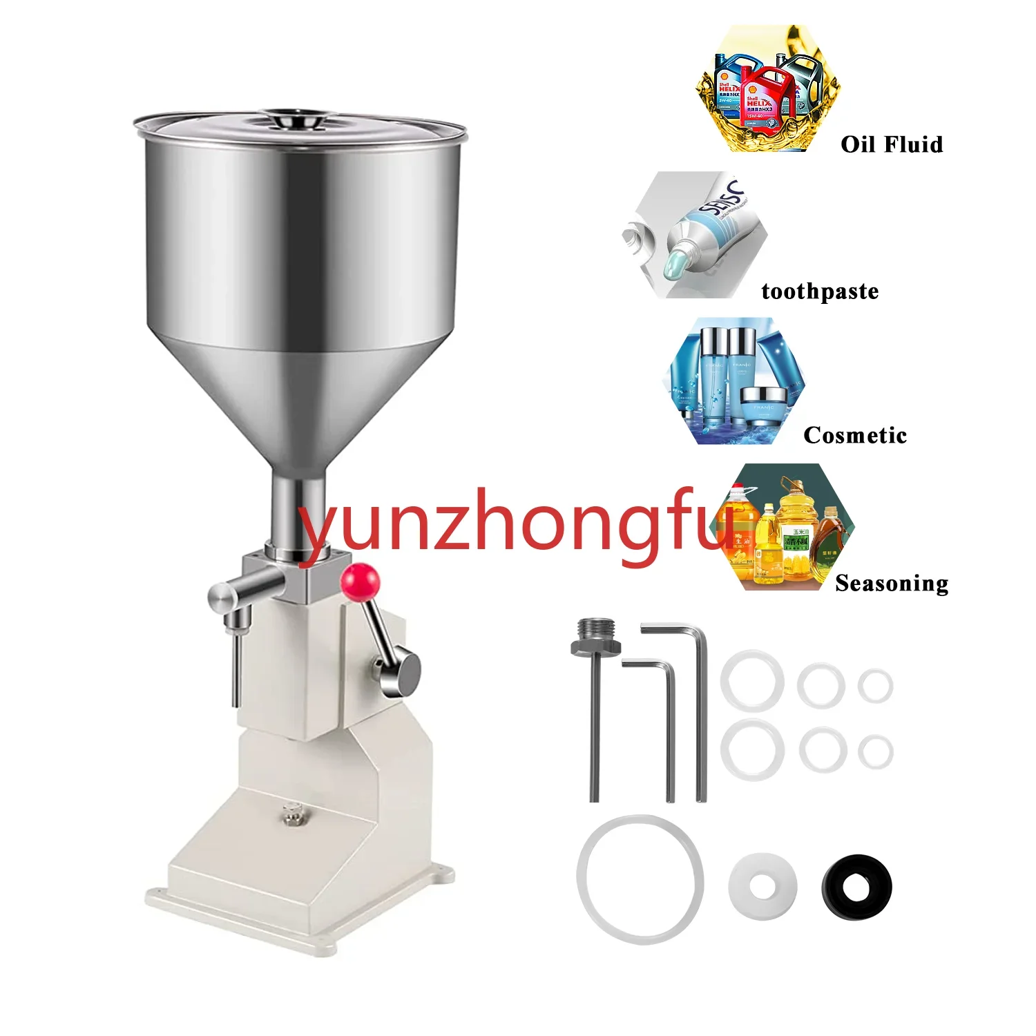 Manual Paste Filling Machine Honey Toothpaste Juice Gel Shampoo Cream Oil Liquid   ry