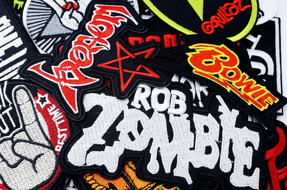 Band ROCK PUNK Stoffaufnäher zum Aufbügeln, Dekoration für Kleidung, Applikationen für Bekleidung, Heavy Metal – Detail 24