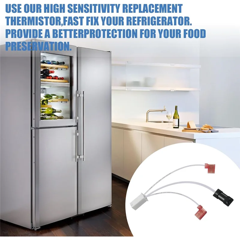 ABUI-For Norcold لـ N611، N621، N811، N821، N841 متوافق مع 618548 الثرمستور وأجزاء مشبك الثلاجة RV #6