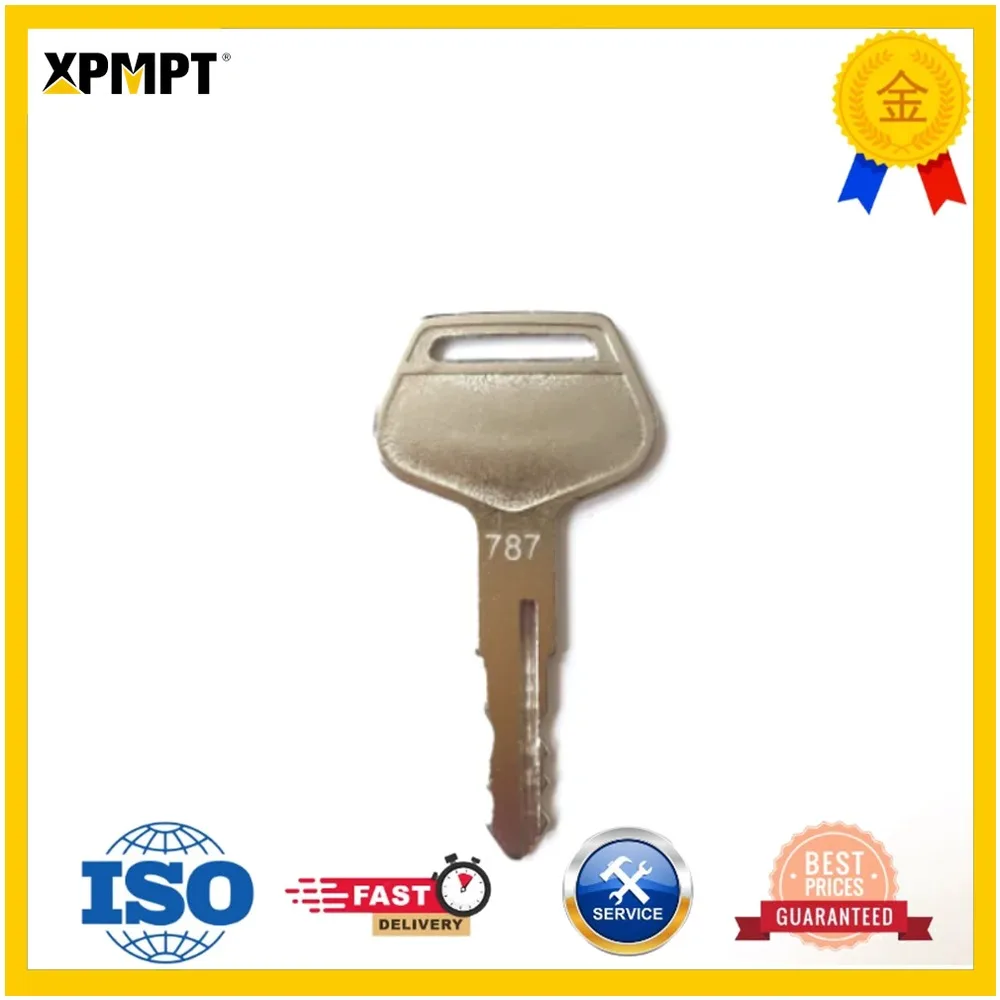 5X Keys 787 For Komatsu Heavy Equipment Wheel Loaders Excavator Dozer Backhoe 5X Keys 787