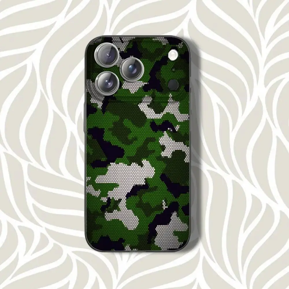 Fashion A-CamouflageS COOL Frosted Handyhülle für iPhone 17,12,11,14,13,15,16,Plus,Air,Pro,Max,E,Mini für MagSafe Magnetic Grey