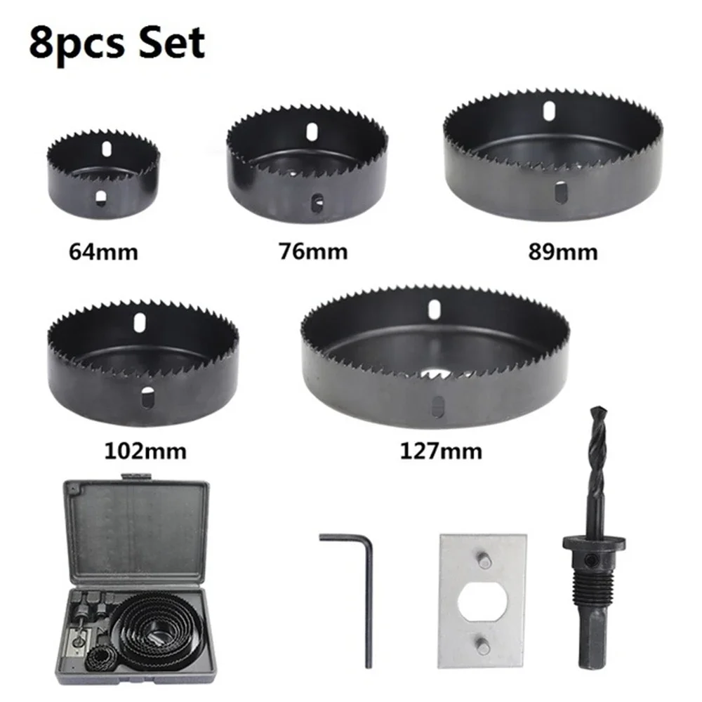 

Набор сверл по дереву 8/11/16 шт. кольцевая пила из углеродистой стали корончатый резак