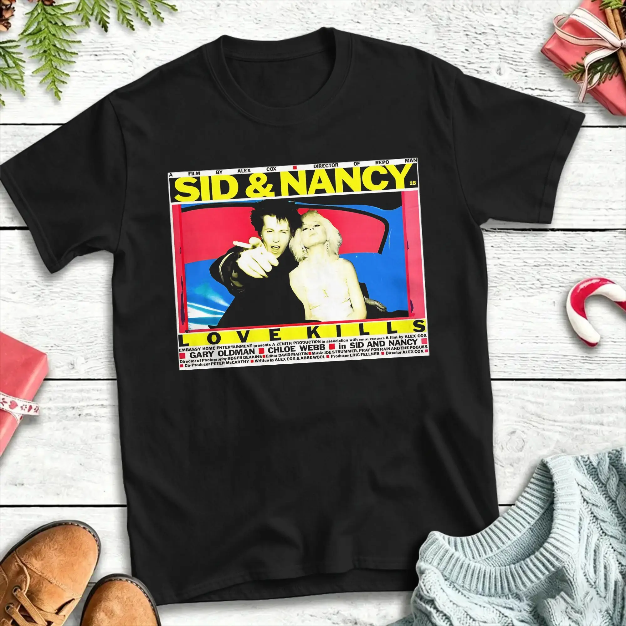 Sid And Nancy Sexy Dynamite London  T Shirts  100 Cotton Tops Summer Vintage Short Sleeve T Shirt O Neck Trending Pattern Tshirt