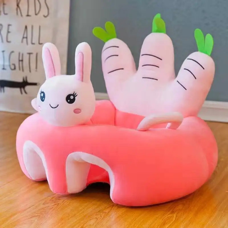 Hot Explosion Baby Learning Seat Creative Infant Anti-fall Sofa Seat Cartoon Plush Comfortable Soft Toy Baby Learning Seat