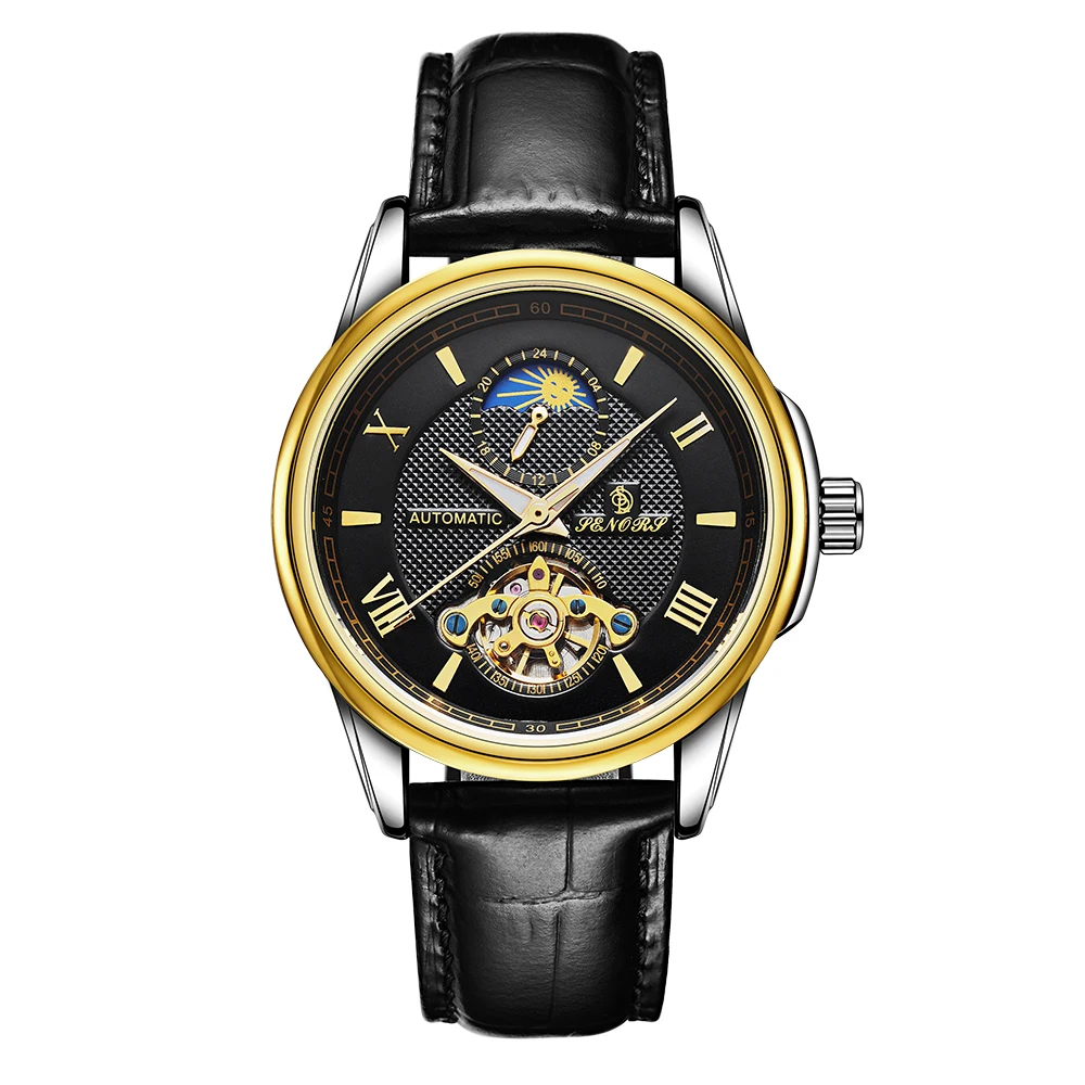 Luxury Men's Watch Fashion Design Stainless Steel Strap Mechanical Watch Sports Waterproof Men's Watch Automatic