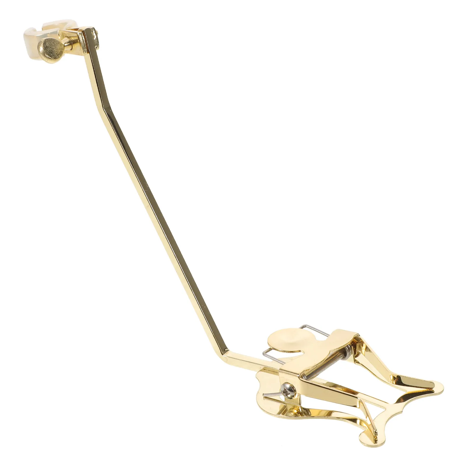 Compact Marching Band Flip Folder French Horn Lyre Sheet Music Clip Adjustable Rotating Clamp-on Holder for Wind Instrument