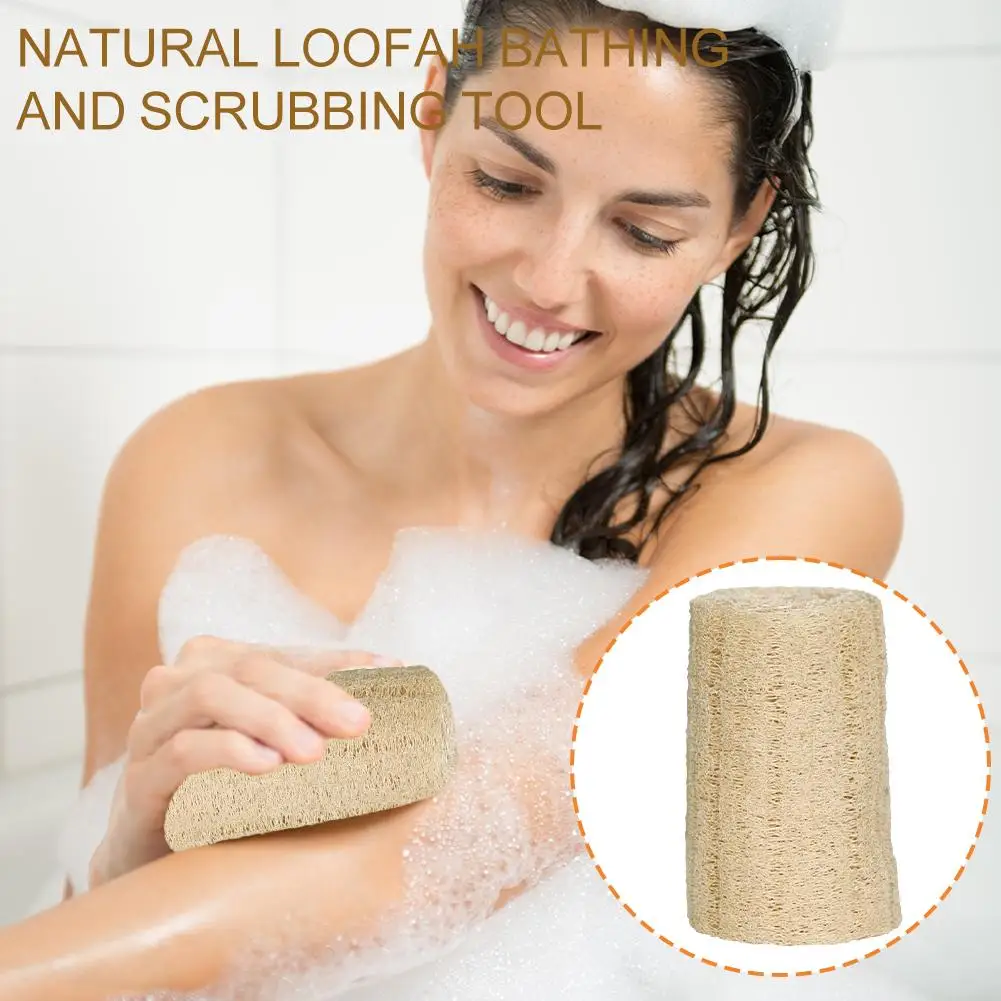 Éponge exfoliante pour le corps, luffa de bain, avec corde, épurateur pour soins de la peau, douche Spa, brosse de bain, nettoyage de la cuisine