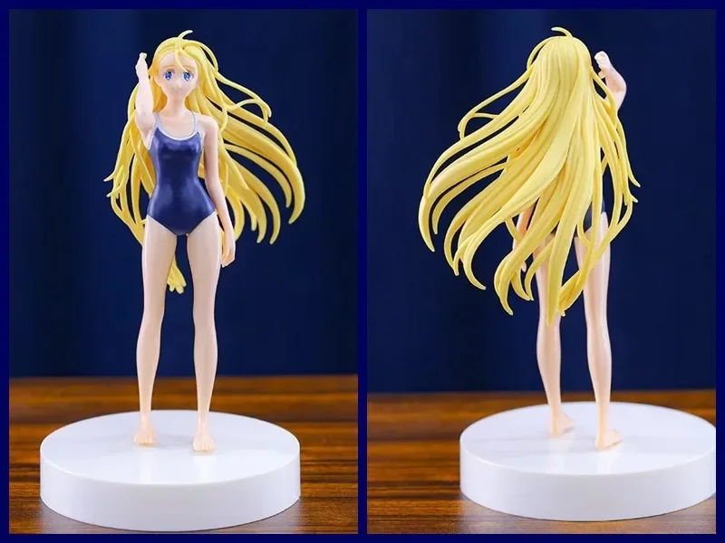 Anime peripheral figure Summer Time Rendering Sexy beautifulGirl Kofune Ushio swimsuit standing model doll ornaments box hand do