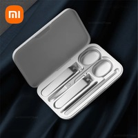 Xiaomi Mijia 5 in 1 Manicure Sets Nail Clipper Professional Pedicure Nail Cutter Tools with Nail File Heavy Duty Stainless Steel