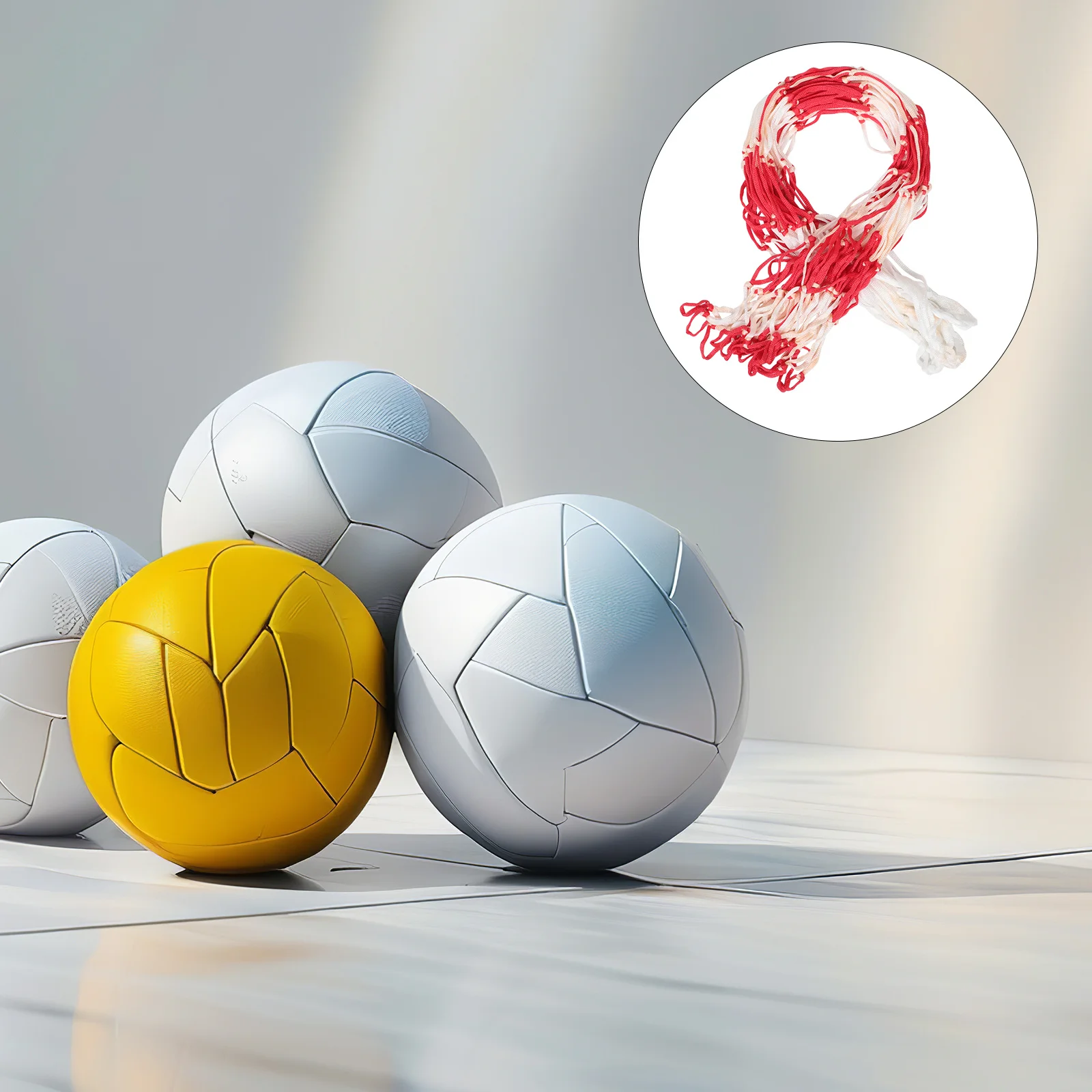 

2Pcs Sports Ball Mesh Carrier Bag Large Capacity Soccer Basketball Volleyball Outdoor Net Storage Organizer Mesh Balls Sack