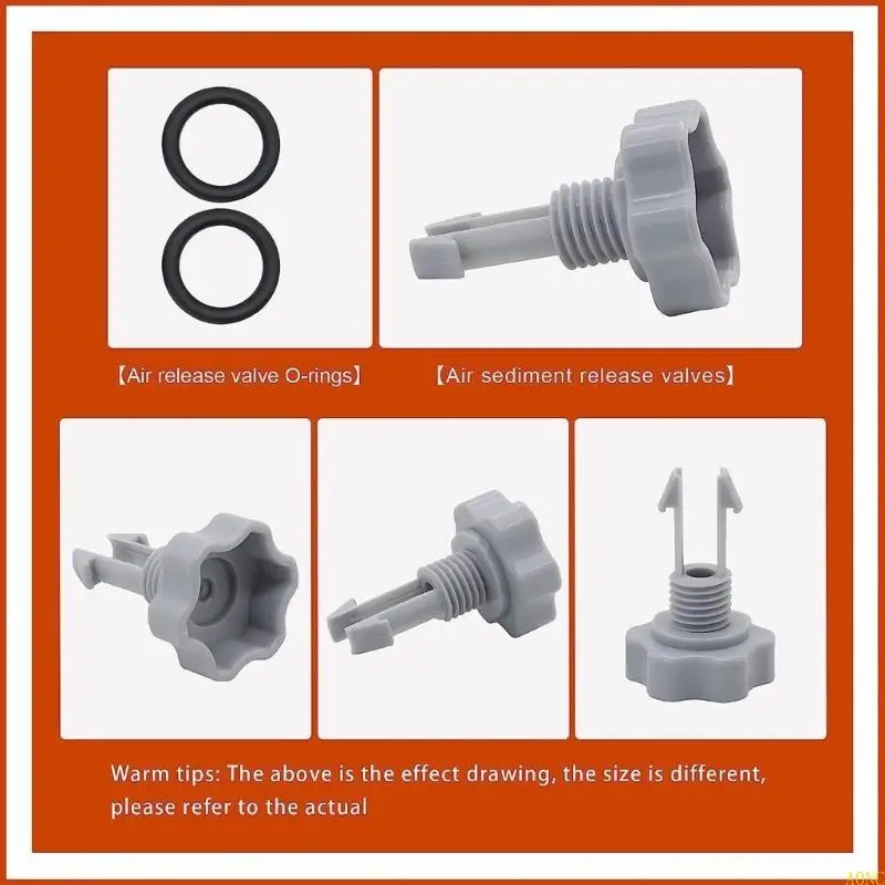 A0NC 25002 Exhaust Valves Filter Pumps Spas Swimming Pool Air Release Valves O-Rings