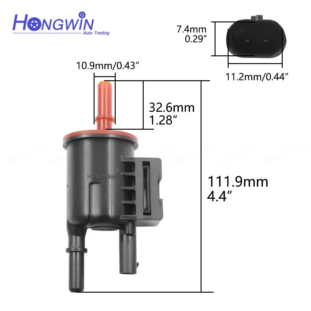 12632174 136200-7220 Vapor Canister Purge Solenoid Valve 12V For Chevrolet Impala 2015- Equinox GMC Buick 09T021 HV136200-7220