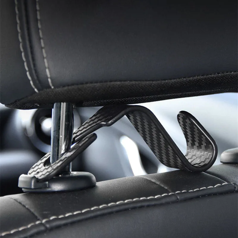 خطاف مسند رأس لمقعد السيارة من ألياف الكربون عالي الجودة لـ Extremely Krypton 001 007 009 ZEEKR X NFC 007GT 7X 9X #5