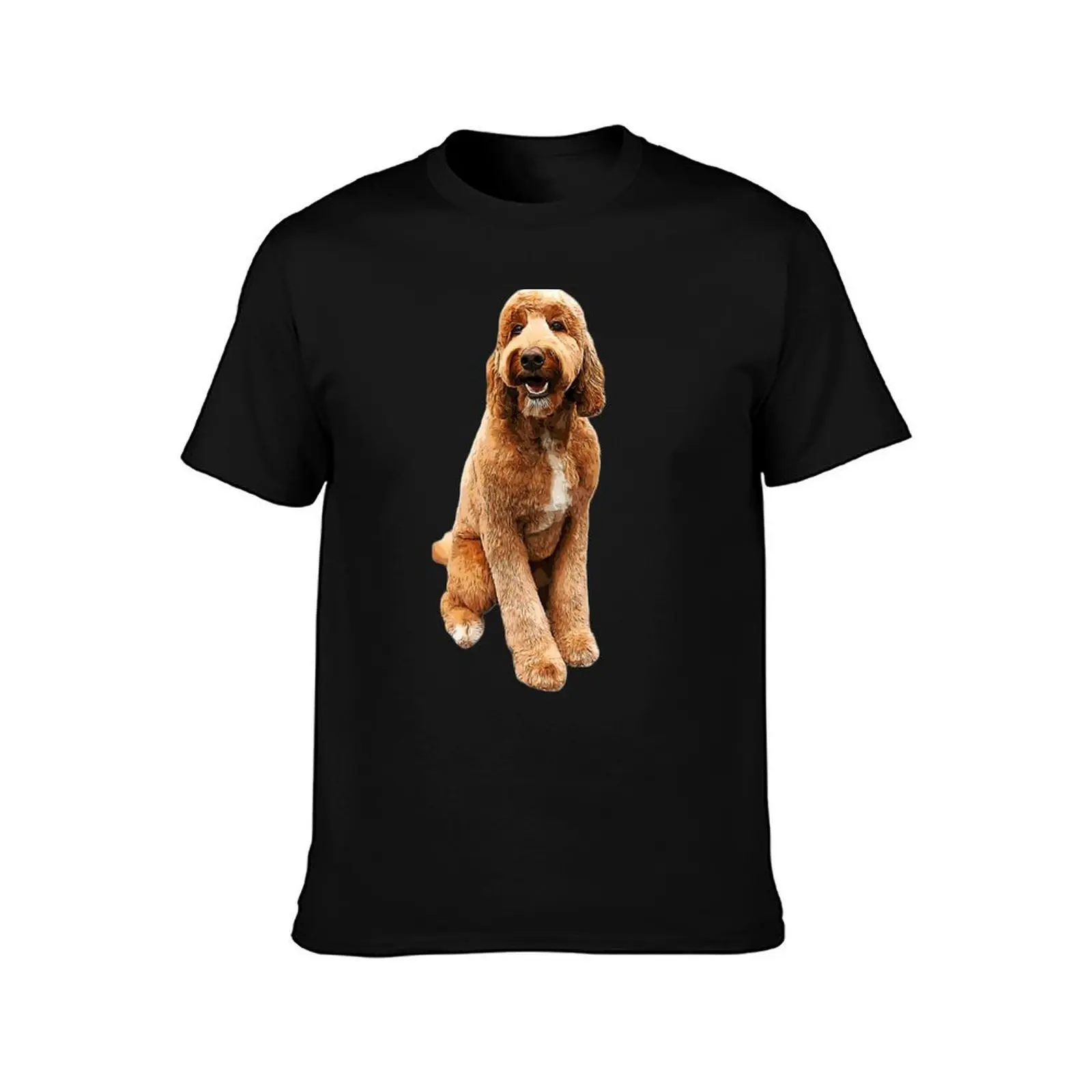 Goldendoodle Golden Doodle Cute Puppy Dog T-Shirt Functional Casual Short Sleeve Tee T-Shirt