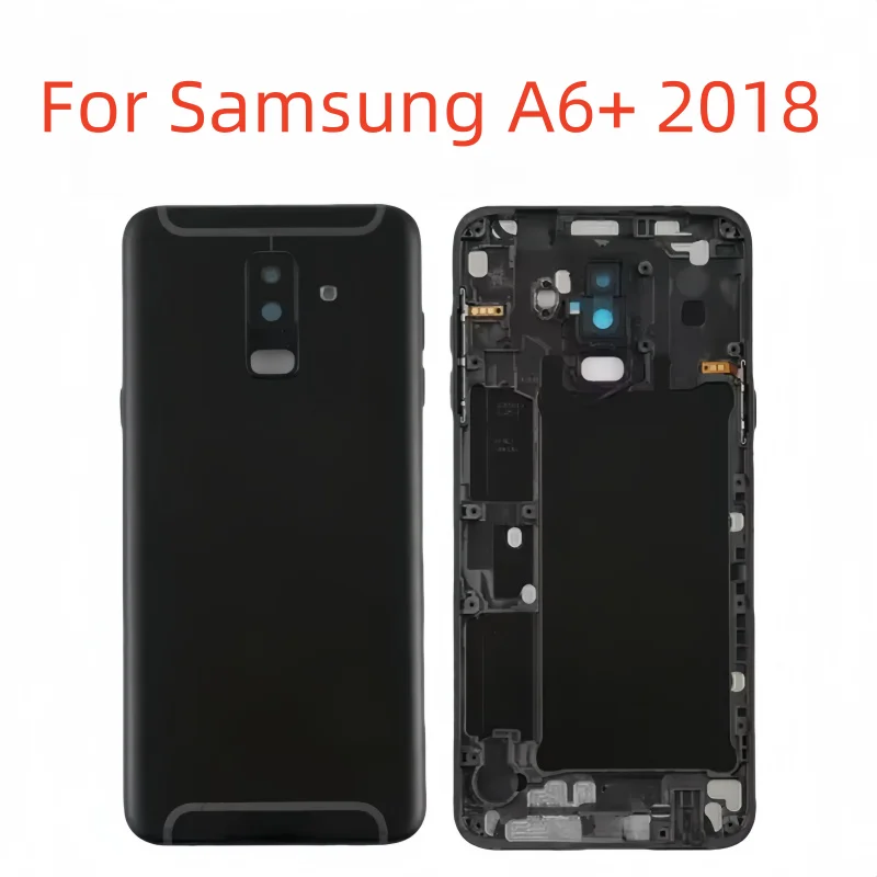 

Крышка батарейного отсека для Samsung Galaxy A6 + 2018, SM-A605G SM-A605F SM-A605GN SM-A605K, задняя крышка, замена задней крышки