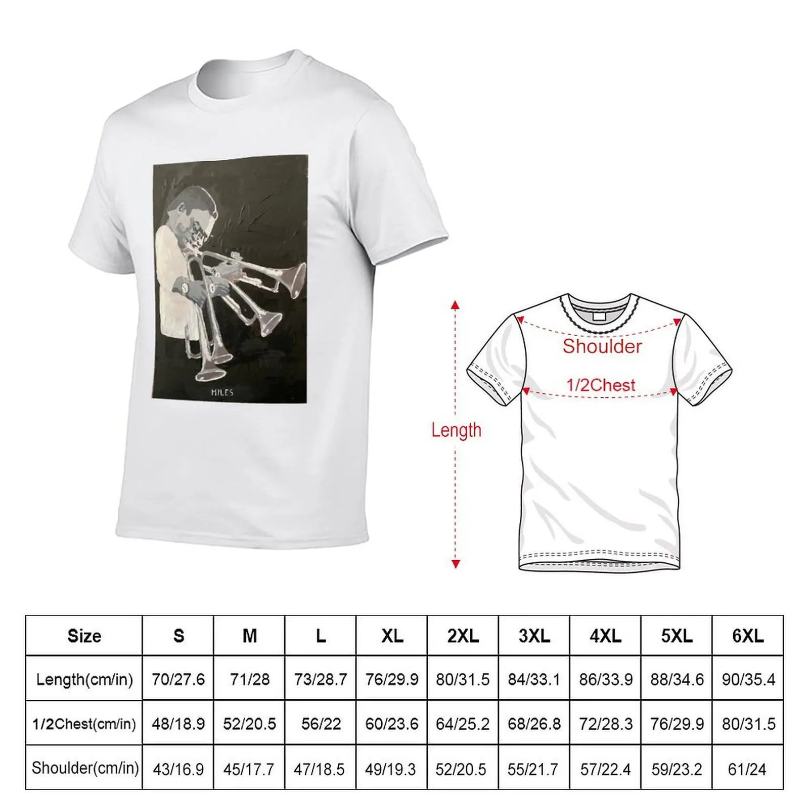 Miles Davis T-Shirt t shirt personalised man t shirt cotton high quality T-Shirt