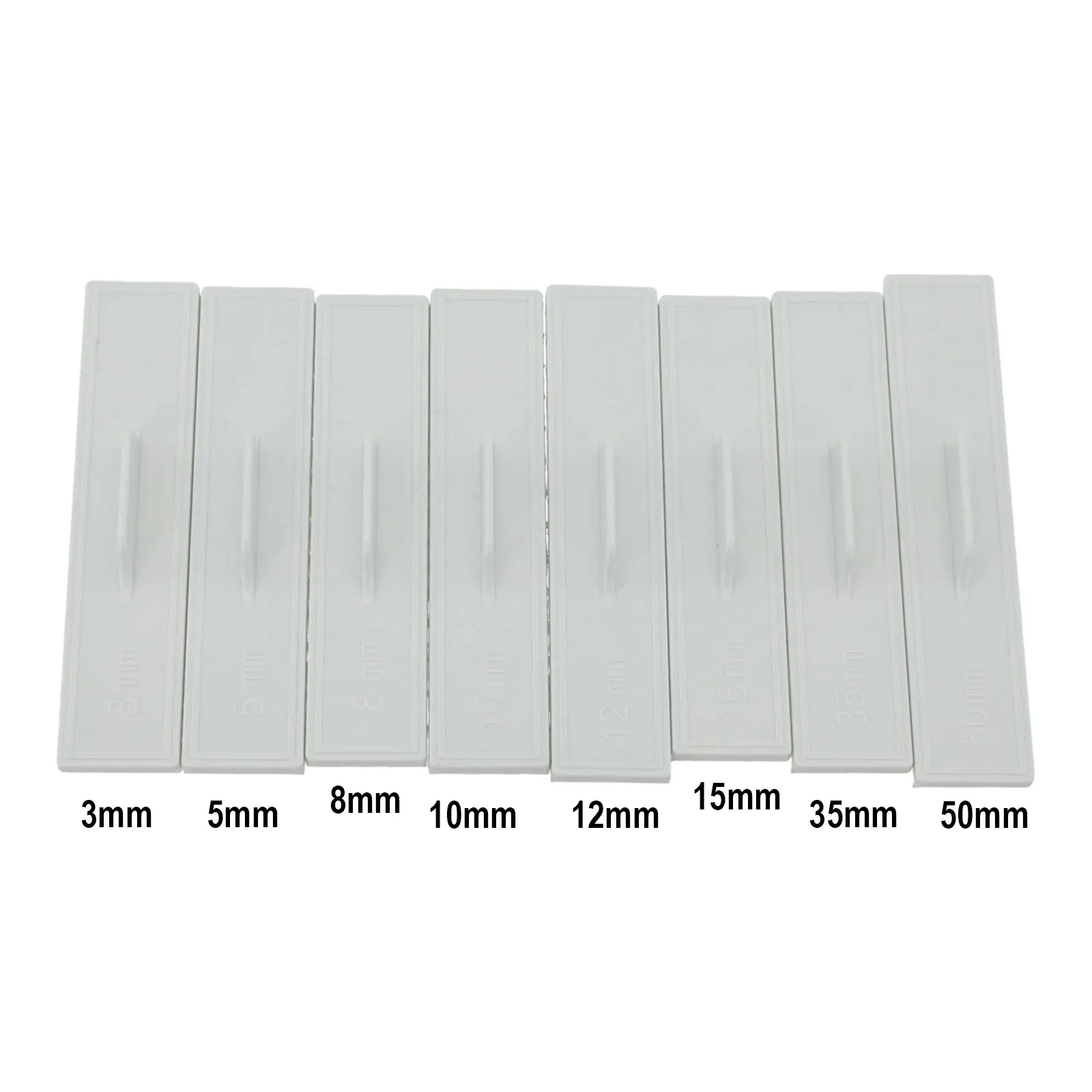 Precise Width Control with Biscuit Measuring Ruler Set Environmentally Friendly ABS Plastic 8pcs Scale Balance Set