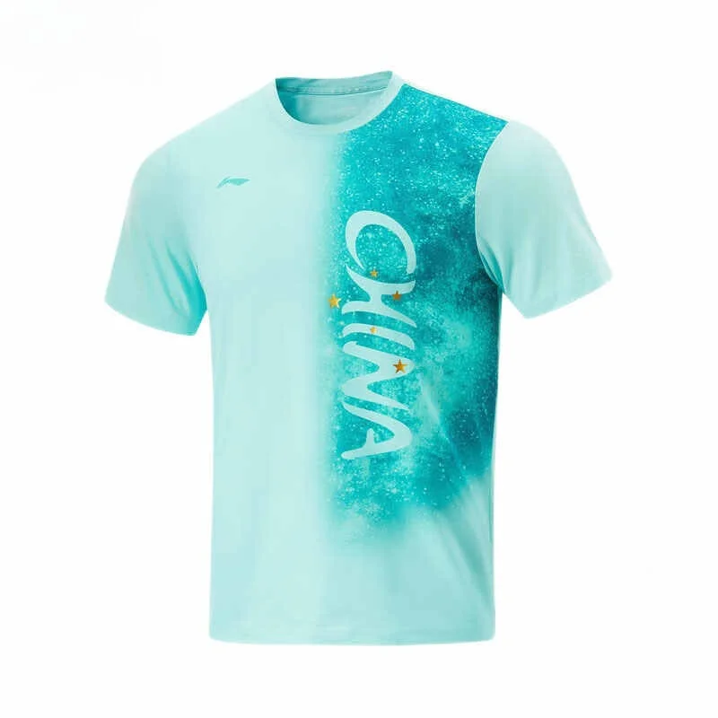 

Новинка 2023 года, спортивная одежда для настольного тенниса, бадминтона, тренировочный костюм с короткими рукавами, дышащая, быстросохнущая, впитывающая пот футболка