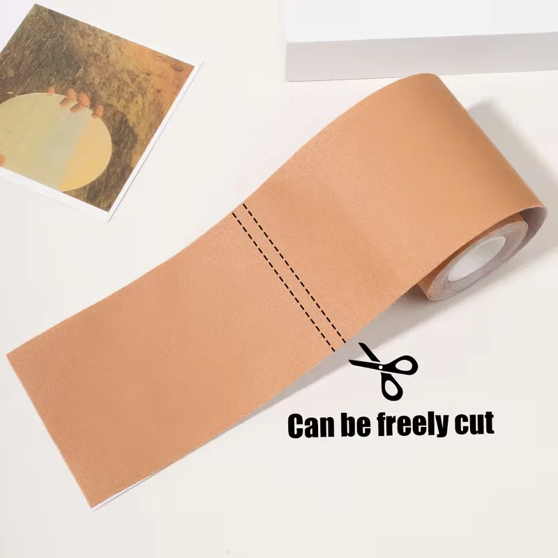 1 Roll  Adhesive Breast Lift Tape Compatible for B.E Cup Bras No Undergarment Modification Instant Bust Lift Tape for Clothing