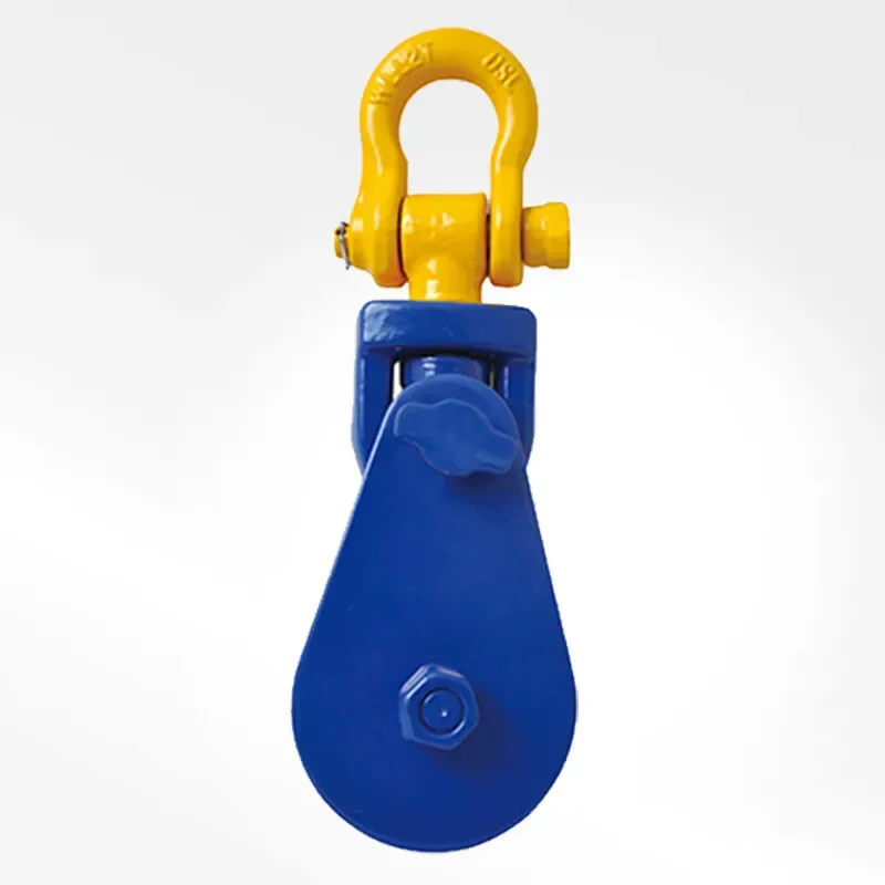 高品質シングルシーブシャックル式リフティングスナッチプーリーリギングブロック、欧州規格・米国規格対応、販売中