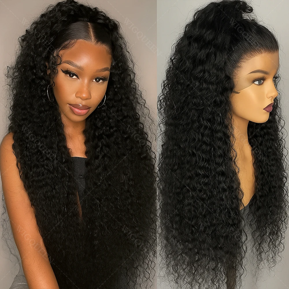 

30 Inch Deep Wave Human Hair Wigs 13x4 Hd Lace Frontal Wig Human Hair Kinky Curly Wigs 5x5 Lace Closure Glueless Wigs For Women