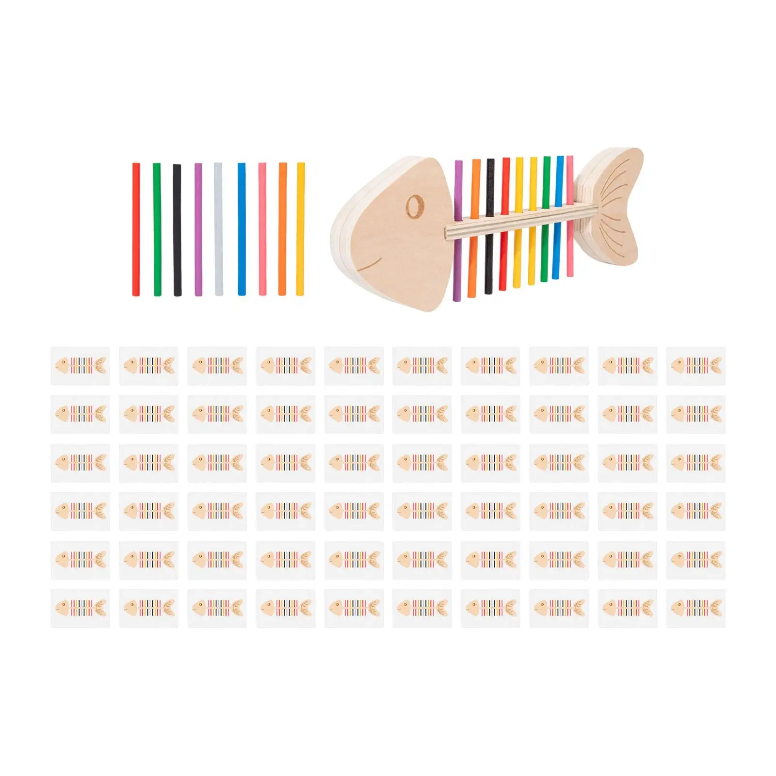 

Color Matching for Toddlers Fish Bone Pairing Classifying and Stacking Toy for Birthday Gift Party Favor Kid Boy Girls Preschool