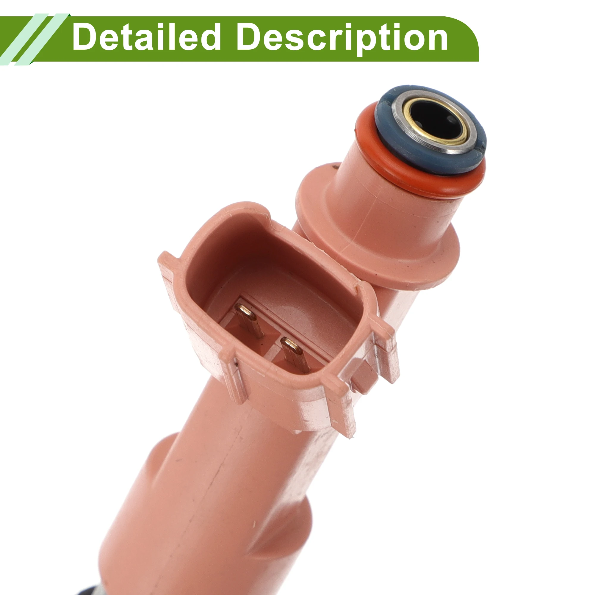 X Autohaux Car Fuel Injector for Toyota Corolla 2RZ-FE 2009-2013 1 Pcs Pink 2 Pins 12 Holes Disc Plastic Metal Fuel Injector