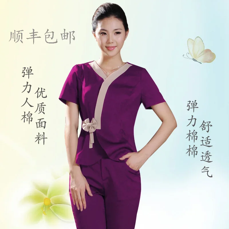 2026  SPA Club Beauty Health Foot Therapy Technician Workwear Set