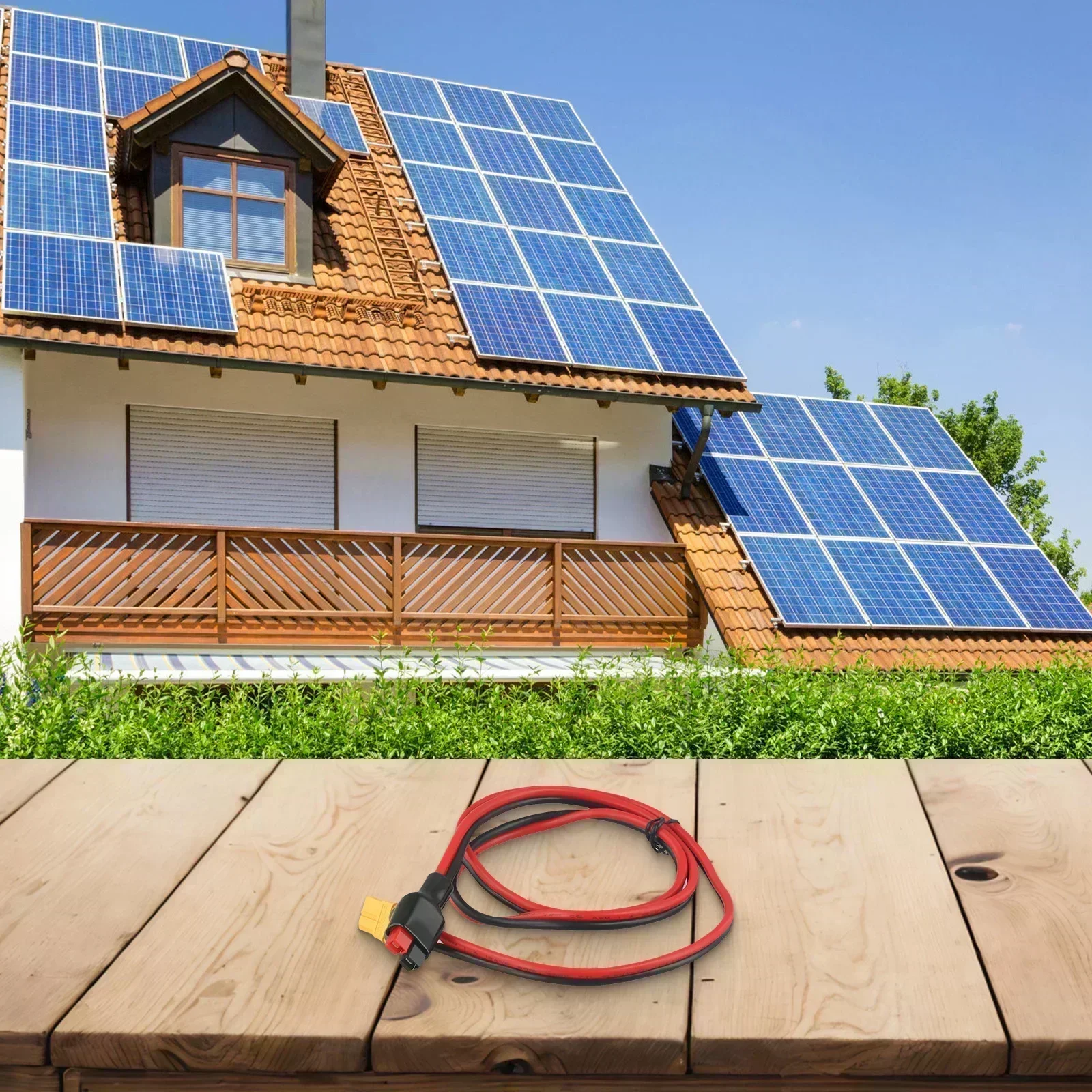 

12AWG Adapter Cord RC Solar Connector Cable RC Applications Solar Power Systems High Current Applications Silicone Wire