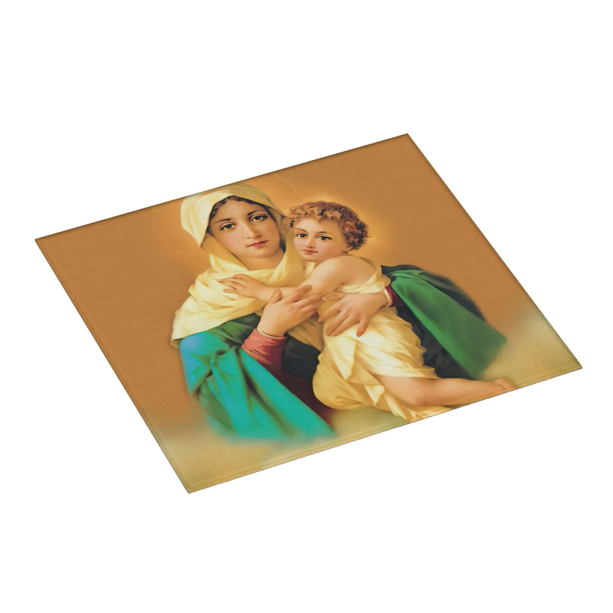 Drying Mat For Kitchen Our Lady of Schoenstatt Barware Tableware Virgin Mary Catholic Saint Washable Kitchen Sink Drying Pad
