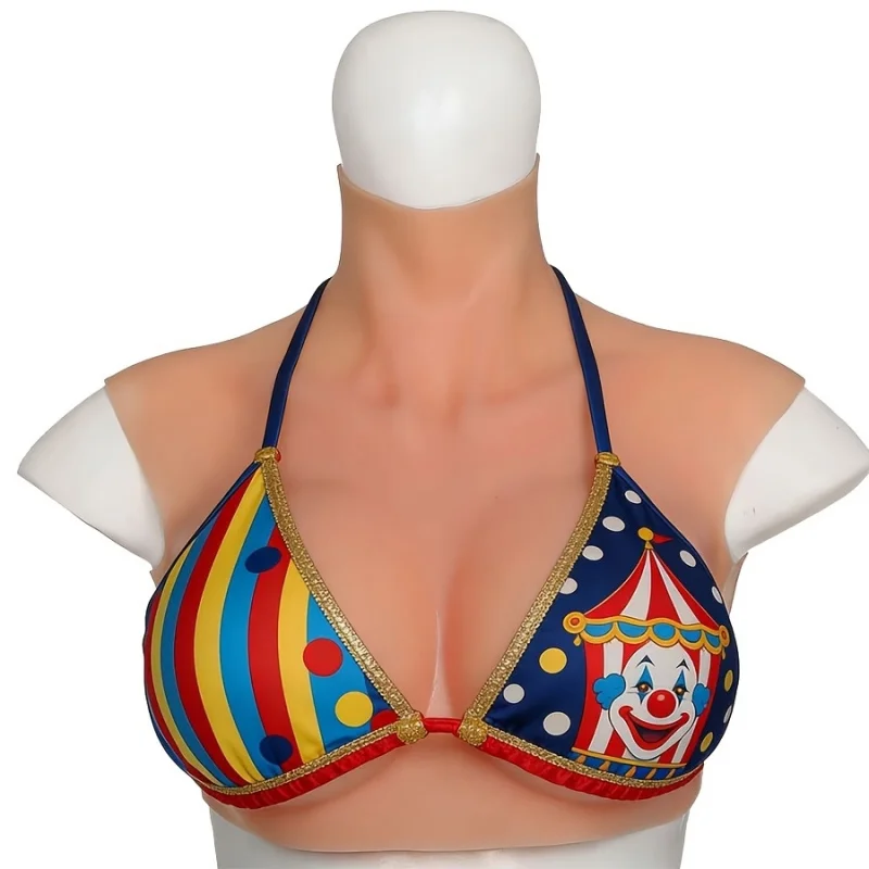 

C/D/E/G Cup Silicone Breastplate And Silicone Prosthetic Breast Are Suitable for Dance Parties, Beach Swimming, And Role-Playing