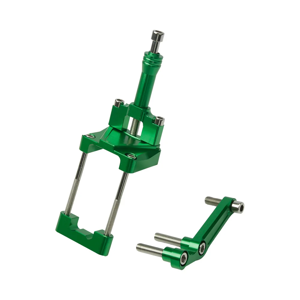 سوير تعديل الدراجة النارية حجم التيتانيوم المضادة للاهتزاز رئيس استقرار الاتجاه التخميد قوس صالح لكاواساكي نينجا 300