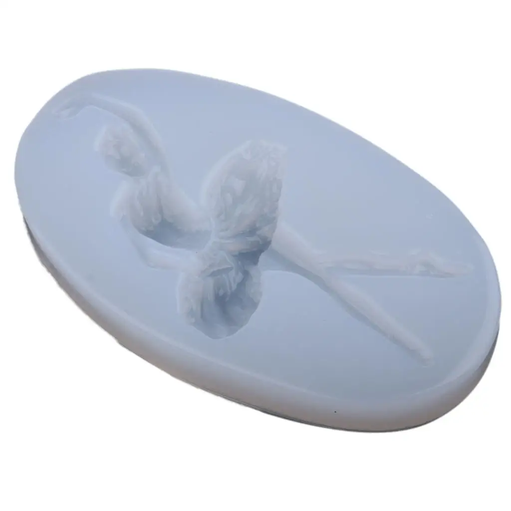 Cute Dancing Girl Silicone Mold for DIY Resin Casting Cake Decorating Chocolate Making Sugarpaste Craft Soap Jewelry