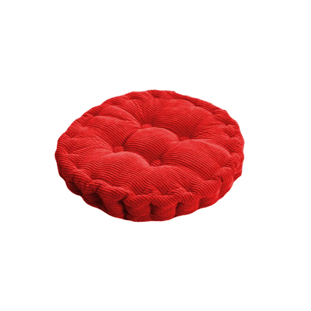 Round Chair Corduroy Pads Tatami Cushion Non-slide Pillow Mat Home Car