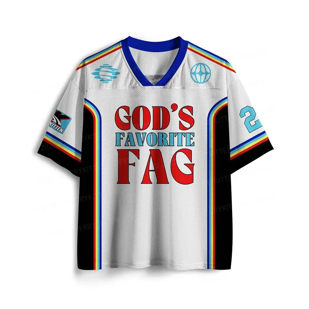 Newly Customized Deity-loved 2000s Sports Jersey Children's and Adult Fashionable Hip-hop Sports T-shirt