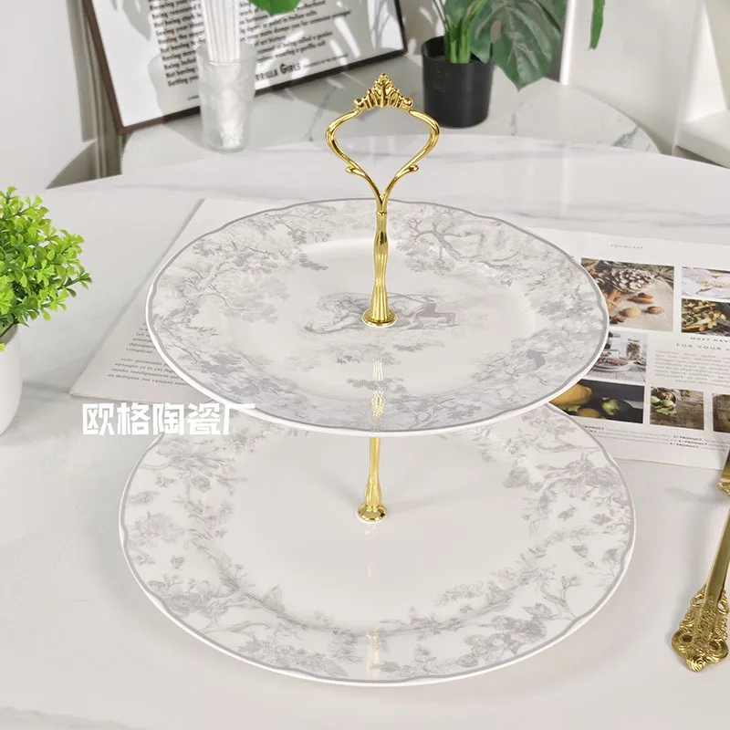 

Living Room Luxury Fruit Plates Pastry Plates for Home Snack Display Tray for Candies Pastries & Snacks Ornamental Centerpiece