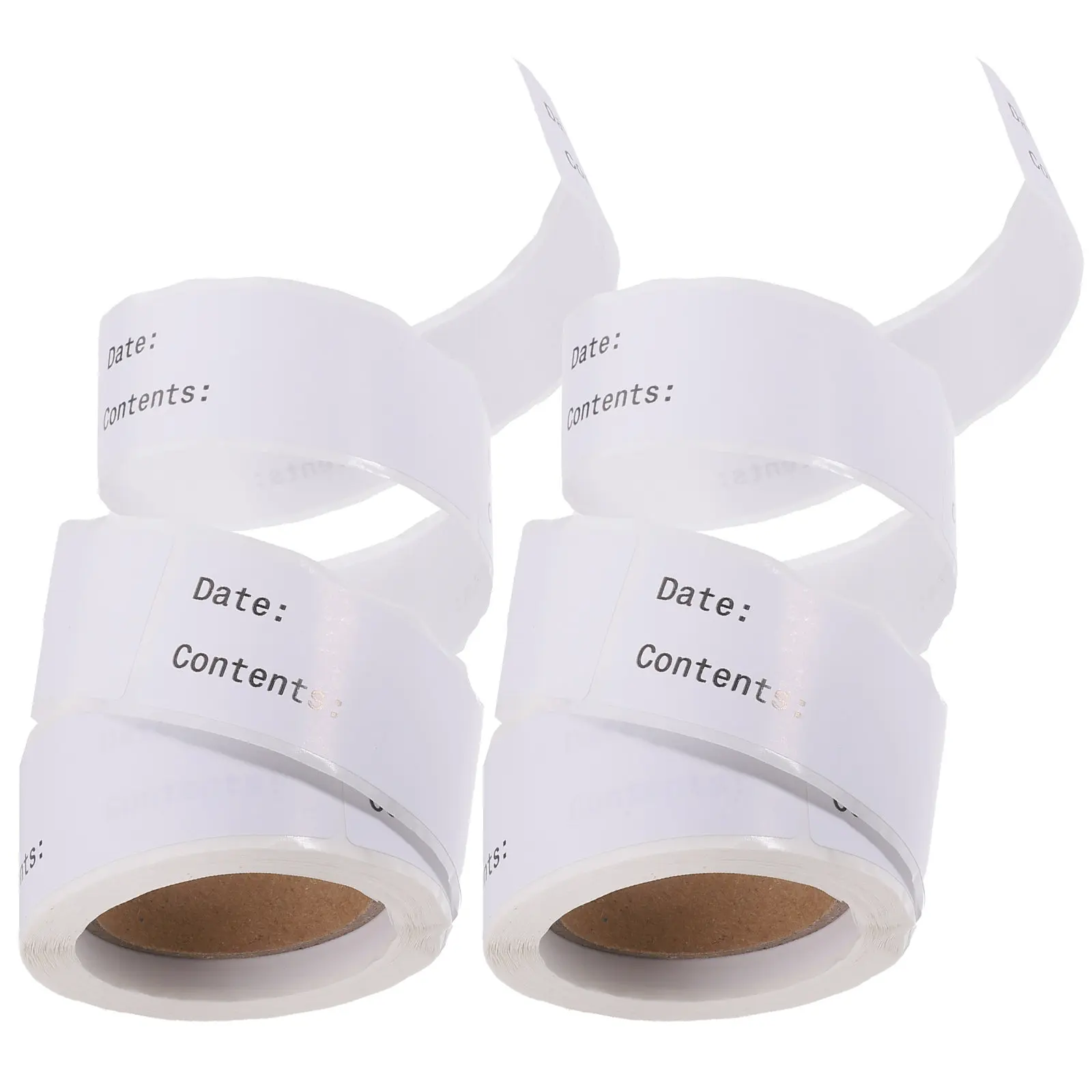 

2 Rolls Blank Date Marking Labels Reusable Food Labels Stickers for Storage Bins Organizing Kitchen Essentials