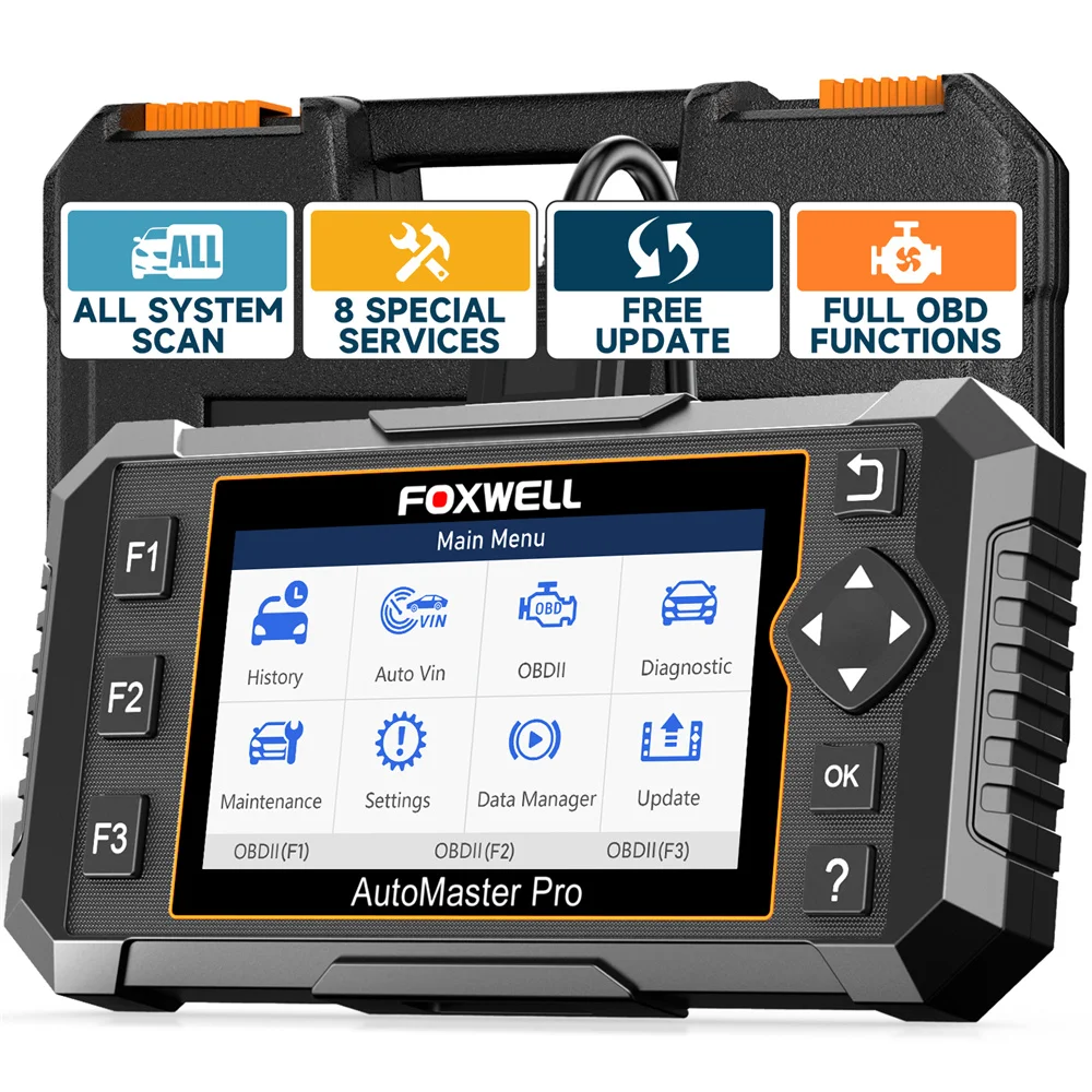 Foxwell NT624 Elite Automotive Scanner OBD2 Full System Code Reader Oil EPB Reset EOBD OBD 2 Auto Scanner Car Diagnostic Tool