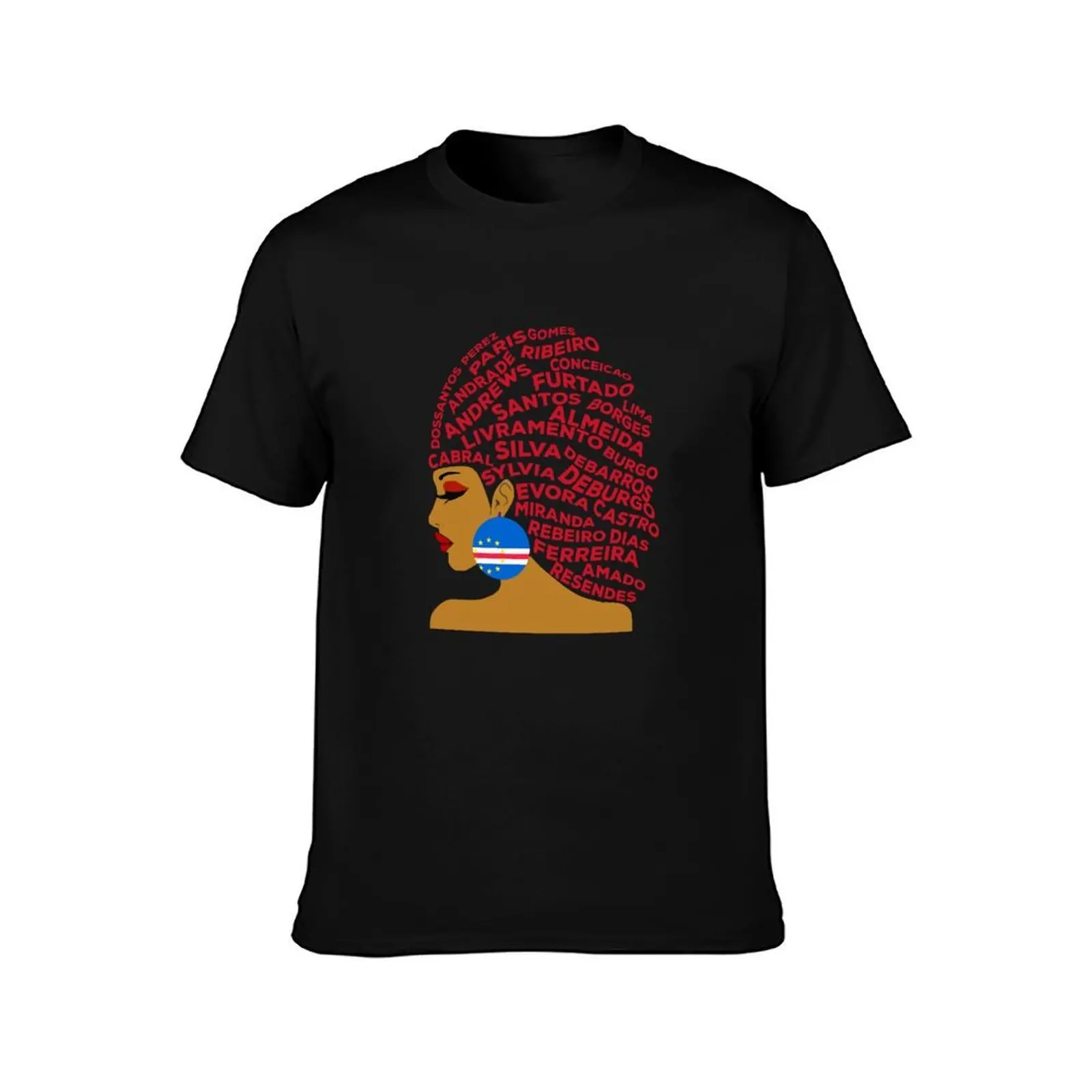Cabo Verde Women(Paris) T-Shirt Lightweight Basic Short Sleeve Shirt T-Shirt