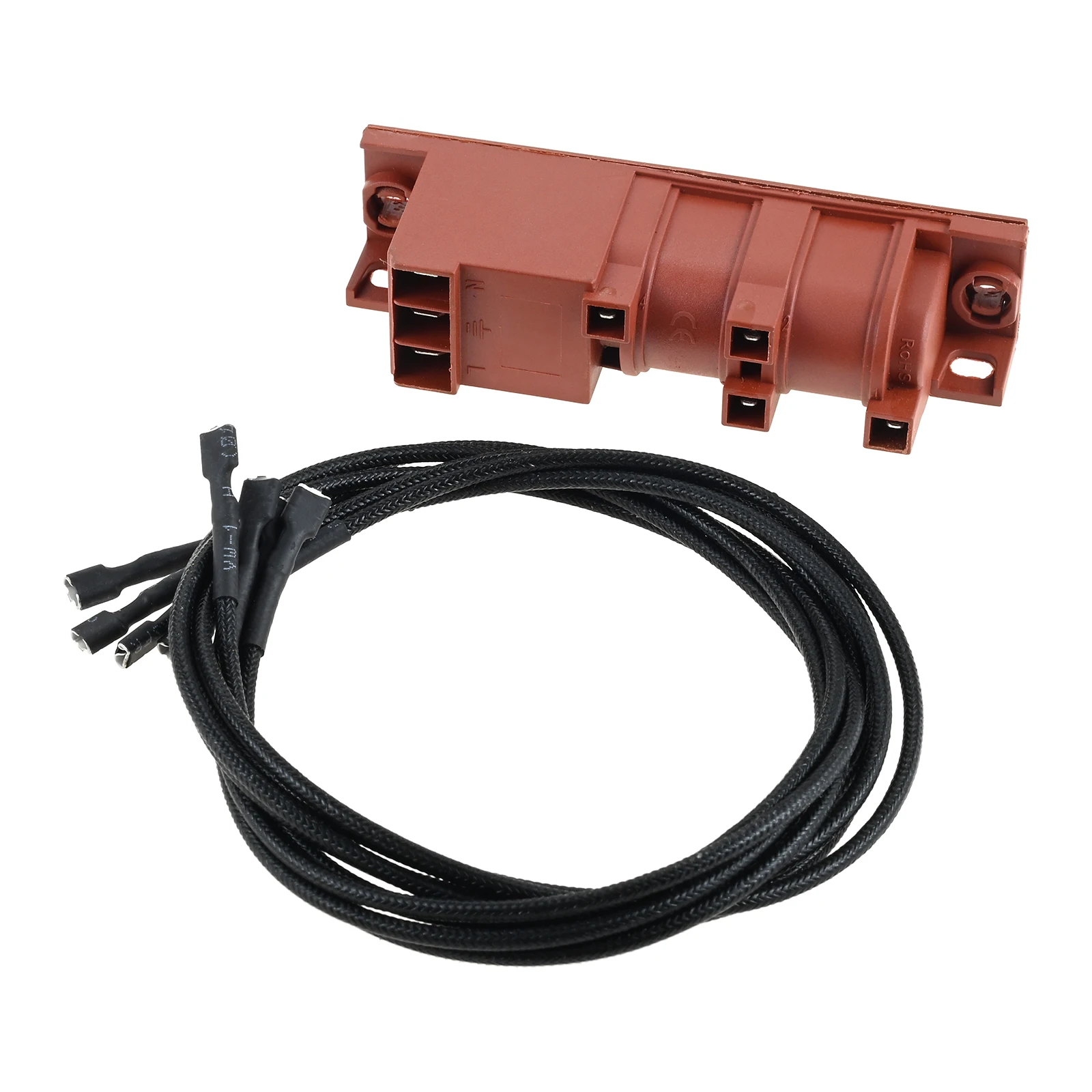 

WPW10110491 Импульсный воспламенитель с 4 кабелями для Whirlpool SF385PEEW0 SF315PEEW0 SF375PEEN0 Заменяет W10110488 8522423 AP6015060