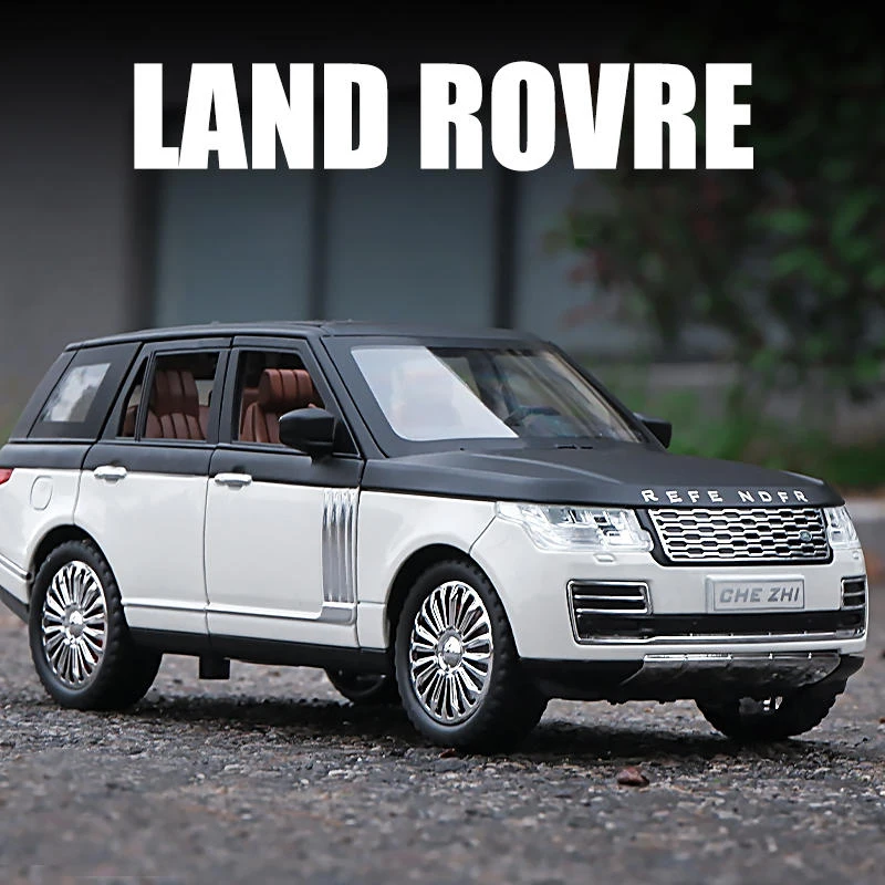 

1:24 Land Rover Range Rover SUV Alloy Model Car Diecasts Metal Casting Pull Back Sound and Light Car Toys For Children Vehicle