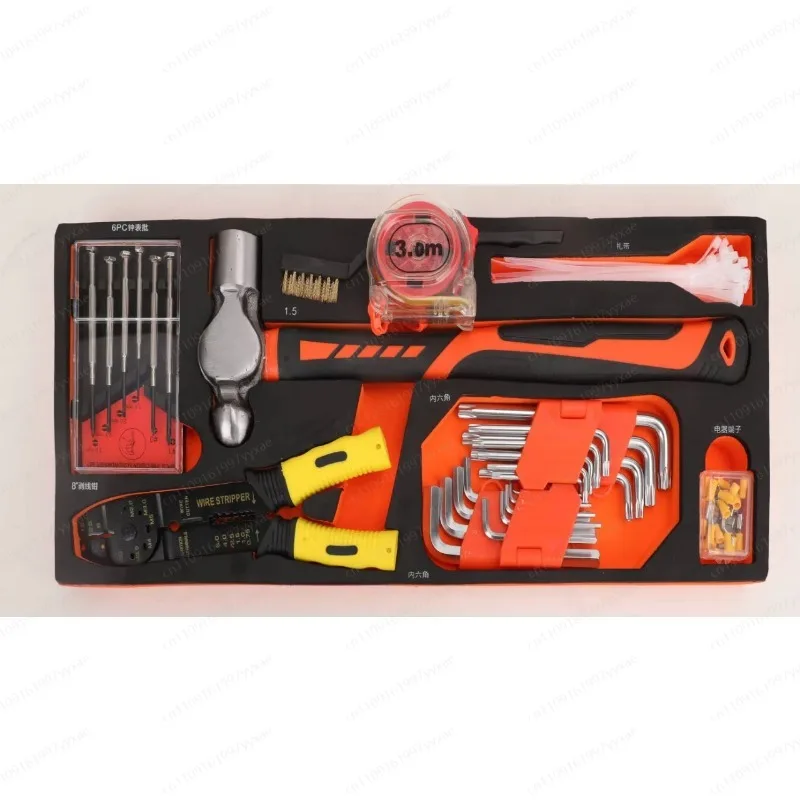 408‑Pcs Automotive Mechanical Repair Tool Set 1/4 3/8 1/2 Inch Drive 72‑Teeth Socket Wrench Kit Metal Iron Case