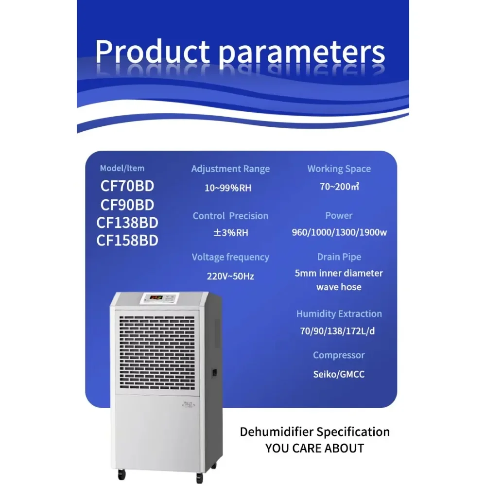 

cross-border Drying Machine Air Dryer Home Portable Household Commercial Dehumidifier with CE