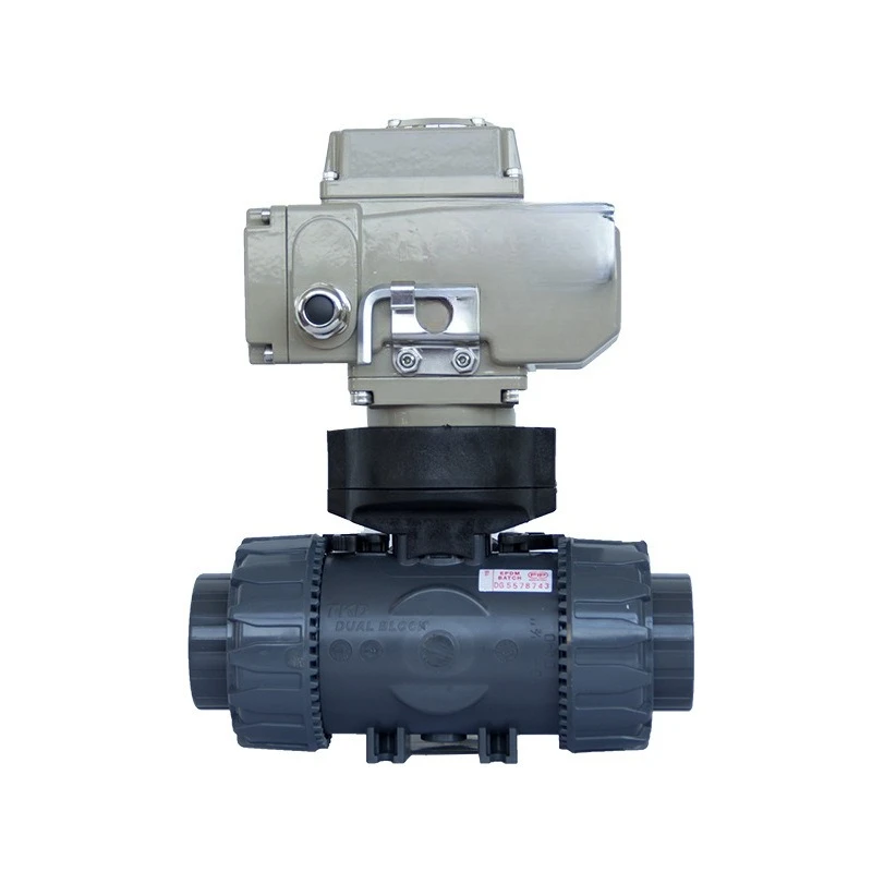 

Three-way ball valve, live connection from the ball valve T type L type to acid and alkali resistant UPVC