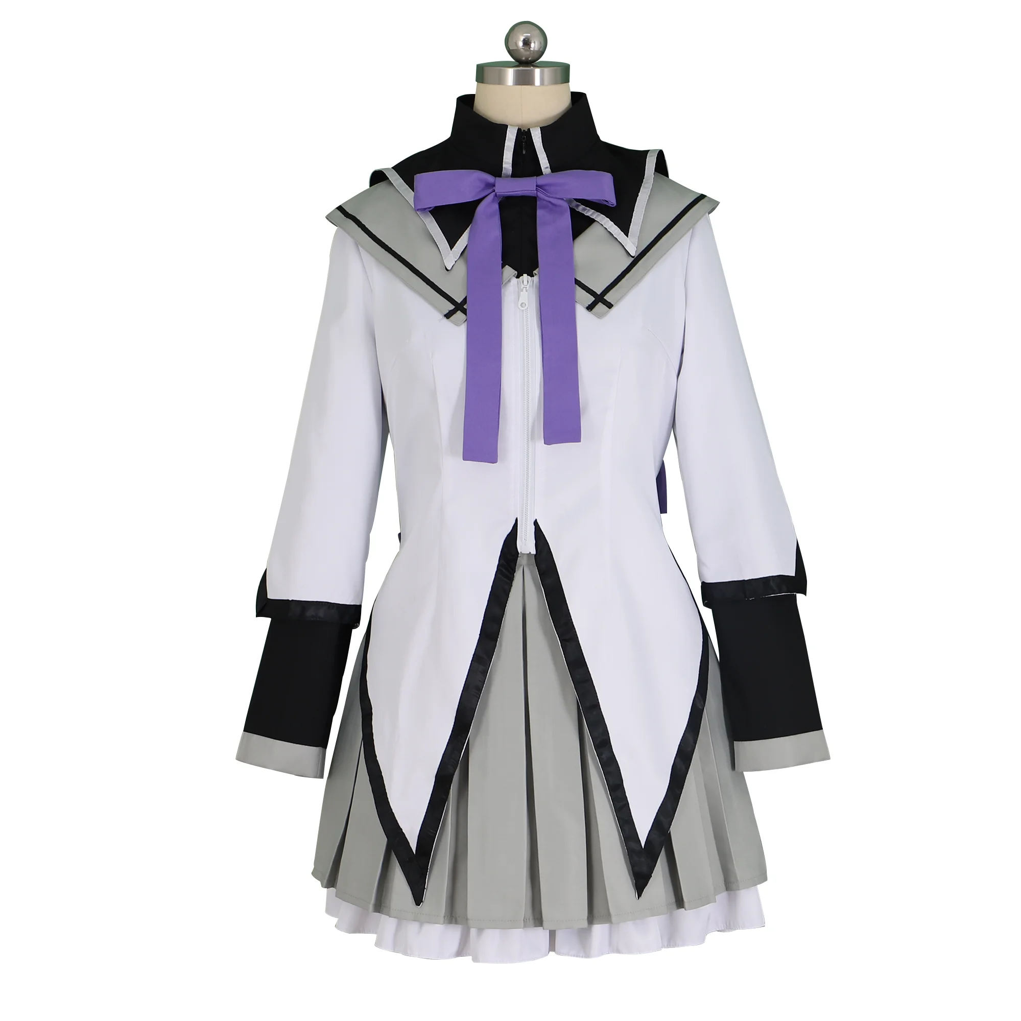 

Homura Akemi Cosplay Costume Elegant School JK Uniform Full Set Party Outfits For Anime Convention