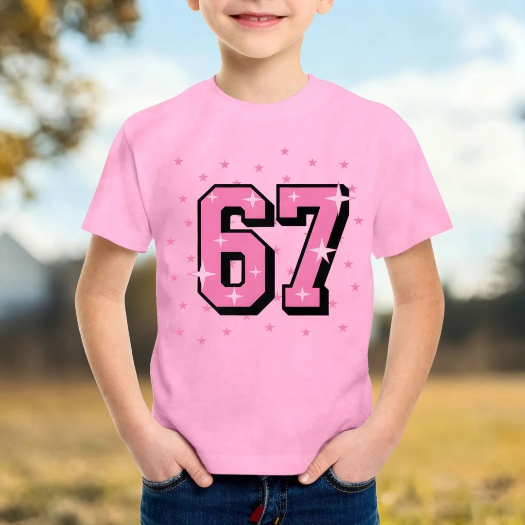 Kids Number Graphic Tee 5