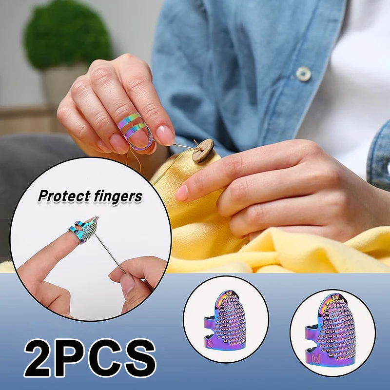

Adjustable Finger Protector Retro Thimble Ring Handworking Needle Thimble Needles Craft Household DIY Sewing Tools Accessories