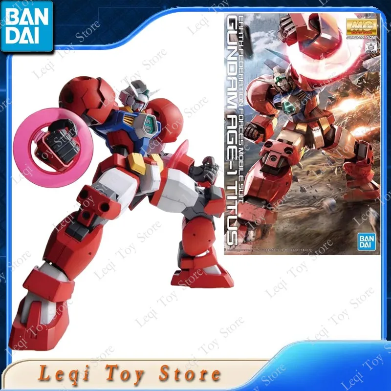 

Bandai оригинальные MG 153 1/100 GUNDAM AGE-1 TITUS, экшн-фигурки аниме, игрушки для мальчиков и девочек, детский подарок, сборная модель, украшения